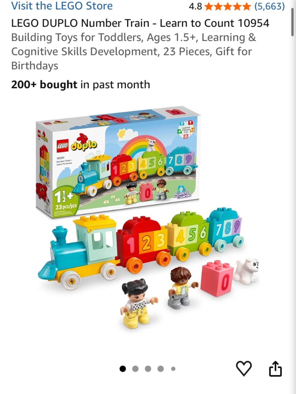 Lego • number train learn to count